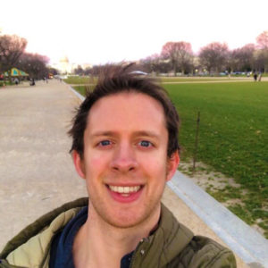 Leland on the National Mall, in Washington, D.C.